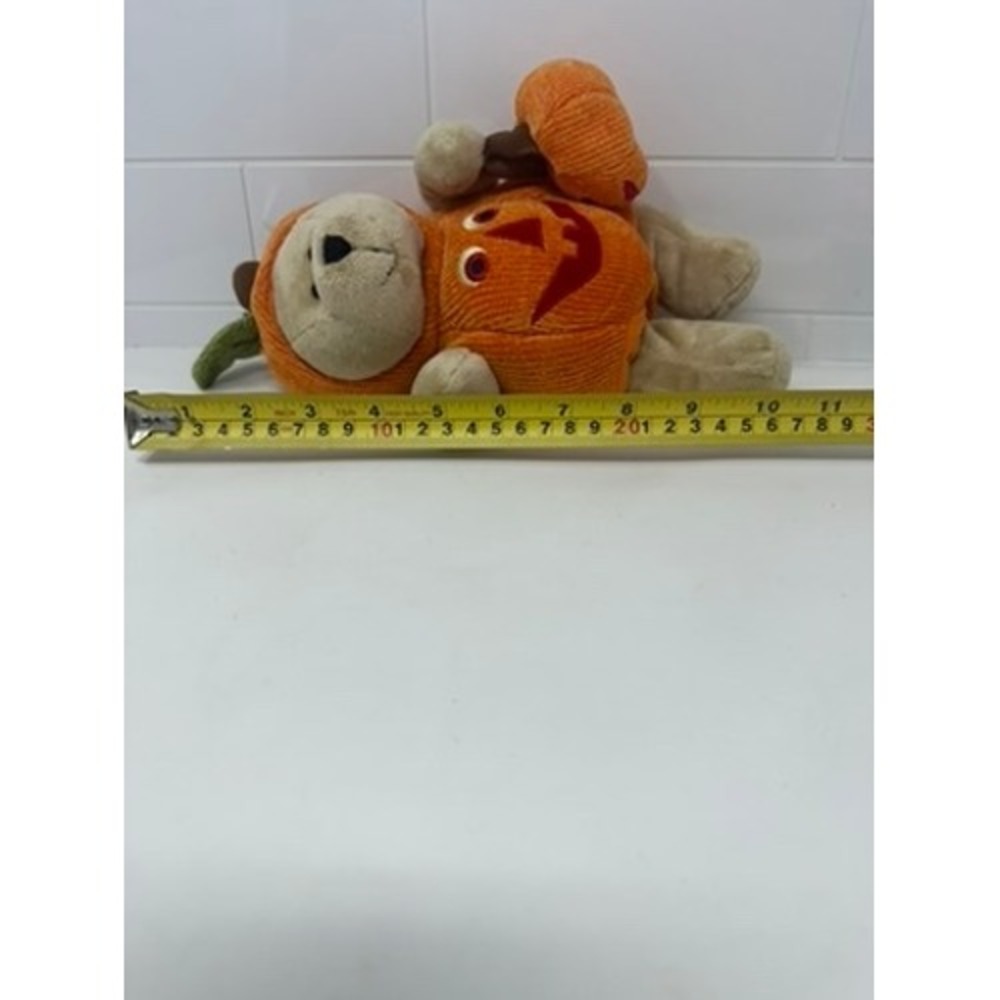 Starbucks Bearista Bear 2008 Halloween Pumpkin Costume Plush 72nd Edition 10" - Picture 5 of 5